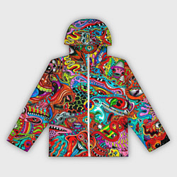 Женская ветровка Яркая абстракция bright abstraction