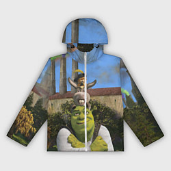 Женская ветровка Шрек, Кот и Осёл