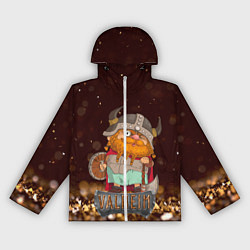 Женская ветровка Valheim мультяшный викинг