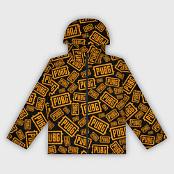 Ветровка с капюшоном женская PUBG ПАБГ УЗОР, цвет: 3D-черный