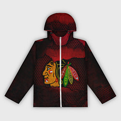 Ветровка с капюшоном женская CHICAGO NHL, цвет: 3D-белый