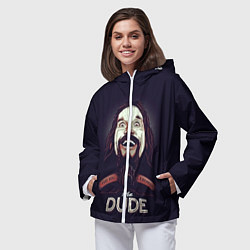 Ветровка с капюшоном женская Большой Лебовский The Dude, цвет: 3D-белый — фото 2