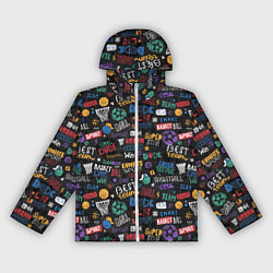 Ветровка с капюшоном женская Баскетбол, цвет: 3D-белый