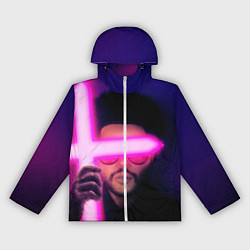 Ветровка с капюшоном женская The Weeknd - Blinding Lights, цвет: 3D-белый