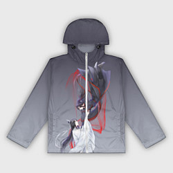 Ветровка с капюшоном женская Магистр дъявольского культа, цвет: 3D-белый