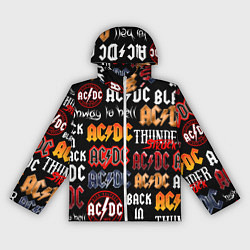 Ветровка с капюшоном женская AC DC LOGOBOMBING, цвет: 3D-белый