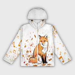 Женская ветровка ЛИСА В ЛИСТЬЯХ ОСЕННЕЕ НАСТРОЕНИЕ FOX IN THE FORES