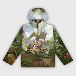 Женская ветровка МАЙНКРАФТ ГЕРОИ ПРОТИВ ЗЛА