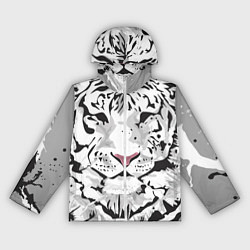 Женская ветровка Белый снежный тигр