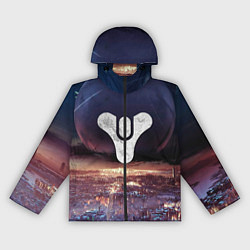 Женская ветровка ДЕСТИНИ ЗЕМЛЯ ХАБ, СТРАННИК НАД ГОРОДОМ