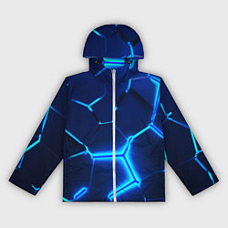 Женская ветровка 3D ПЛИТЫ NEON STEEL НЕОНОВЫЕ ПЛИТЫ