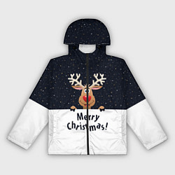 Женская ветровка Новогодний Оленёнок Рудольф