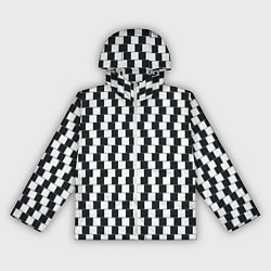 Женская ветровка Шахматная Иллюзия Искажения