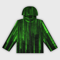 Женская ветровка Матрица двоичный код