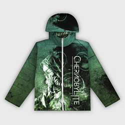 Ветровка с капюшоном женская Chernobylite Чернобылит игра, цвет: 3D-белый