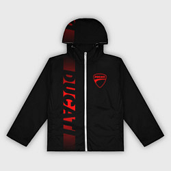 Женская ветровка DUCATI BLACK RED LINE