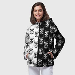 Ветровка с капюшоном женская GENSHIN IMPACT XIAO MASK ГЕНШИН ИМПАКТ СЯО МАСКА, цвет: 3D-черный — фото 2