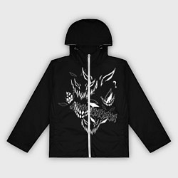 Ветровка с капюшоном женская Drain Face, цвет: 3D-белый