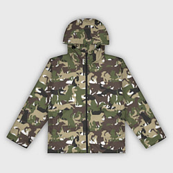 Женская ветровка Камуфляж из Собак Camouflage