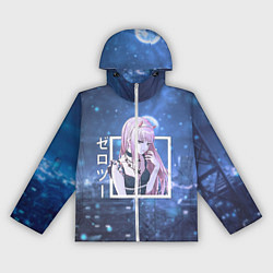 Ветровка с капюшоном женская Zero Two в платье, Darling in the Franxx, цвет: 3D-белый