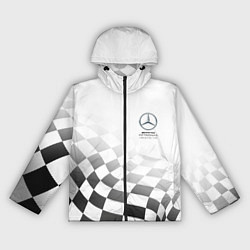 Женская ветровка MERCEDES, МЕРСЕДЕС СПОРТ, ФИНИШНЫЙ ФЛАГ, ФОРМУЛА 1