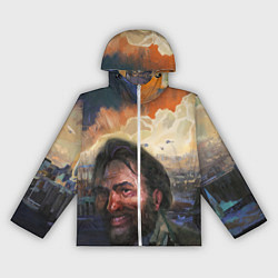 Ветровка с капюшоном женская Disco Elysium Harrier Du Bois, цвет: 3D-белый