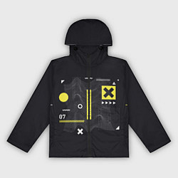 Ветровка с капюшоном женская Cyberworld кибермир, цвет: 3D-черный
