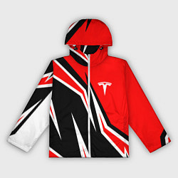 Женская ветровка TESLA MOTORS RED LINE ТЕСЛА
