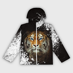 Ветровка с капюшоном женская Год тигра2022, цвет: 3D-белый