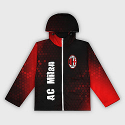 Ветровка с капюшоном женская AC MILAN AC Milan Графика, цвет: 3D-белый
