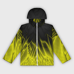 Женская ветровка Коллекция Rays Лучи Желтый и черный Абстракция 662