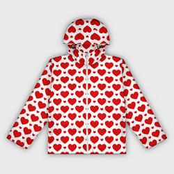 Женская ветровка Сердечки - любовь