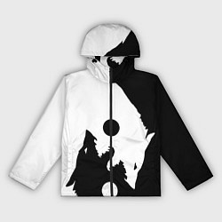 Женская ветровка Волки Инь и Янь Добро и Зло