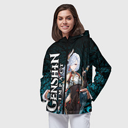 Ветровка с капюшоном женская ШЭНЬ ХЭ АДЕПТ SHENHE, цвет: 3D-черный — фото 2