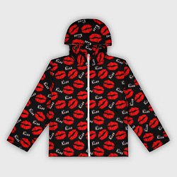 Женская ветровка Kiss поцелуи