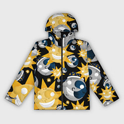 Женская ветровка Солнце и Луна из FNAF Security Breach Паттерн