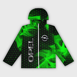 Ветровка с капюшоном женская ОПЕЛЬ Огонь, цвет: 3D-белый