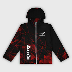 Женская ветровка Ауди, Audi Красный узор