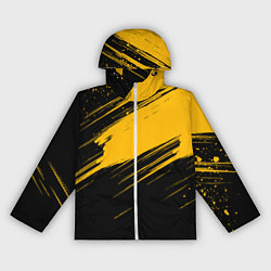 Женская ветровка Black and yellow grunge