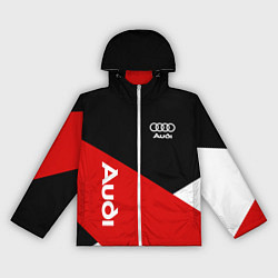 Женская ветровка Audi Ауди Черный Красный Белый