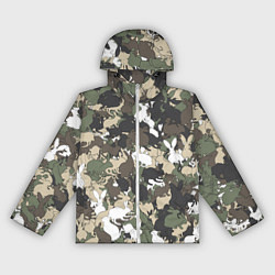 Женская ветровка Камуфляж с кроликами