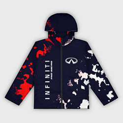 Ветровка с капюшоном женская ИНФИНИТИ Pro Racing Милитари, цвет: 3D-черный