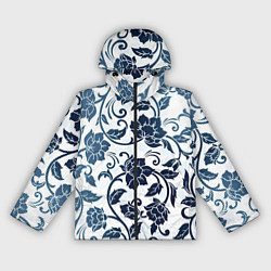 Женская ветровка Гжелевые цветы