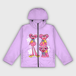 Ветровка с капюшоном женская РАЗНАЯ КИССИ МИССИ KISSY MISSY, цвет: 3D-черный