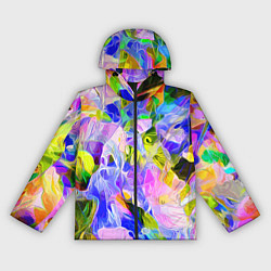 Женская ветровка Красочный цветочный узор Весна - Лето 2023 Colorfu