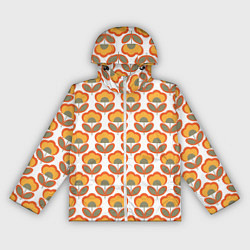 Женская ветровка ЦВЕТЫ В СТИЛЕ 70х