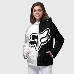 Ветровка с капюшоном женская FOX MOTOCROSS - ФОКС МОТОКРОСС, цвет: 3D-белый — фото 2