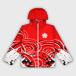 Женская ветровка Чёрный клевер black clover Краски