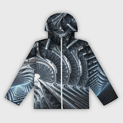 Женская ветровка Фрактальный абстрактный паттерн Броня Fractal Abst