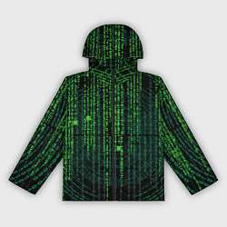 Женская ветровка Бинарная матрица